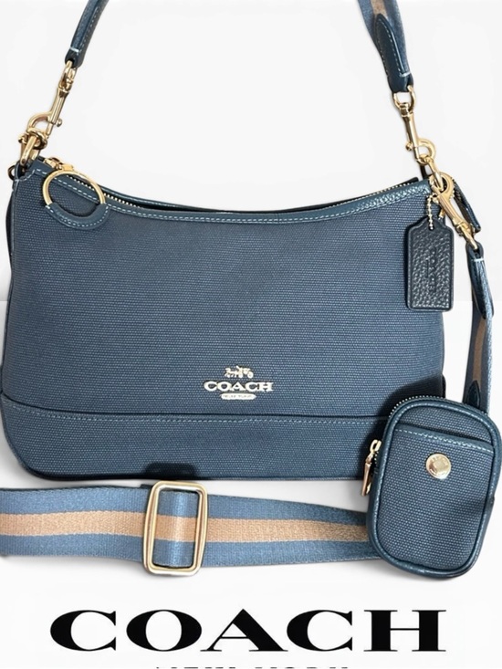 Coach Handbags - COACH Ellis Nylon Twill 2Way Shoulder/Crossbody Bag